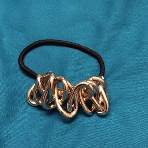 Mixed chain ponytail holder